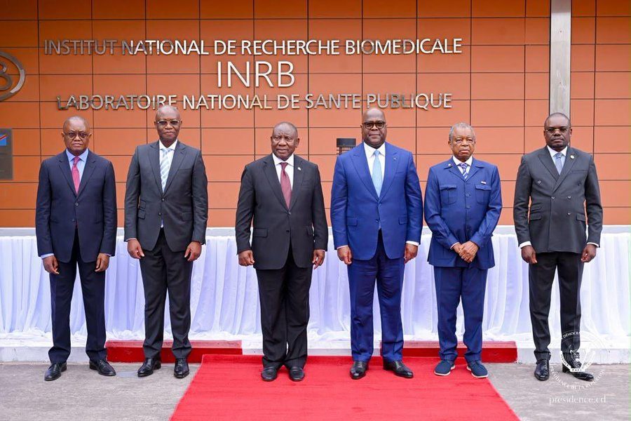 Tshisekedi et Ramaphosa unis contre Ebola à Kinshasa