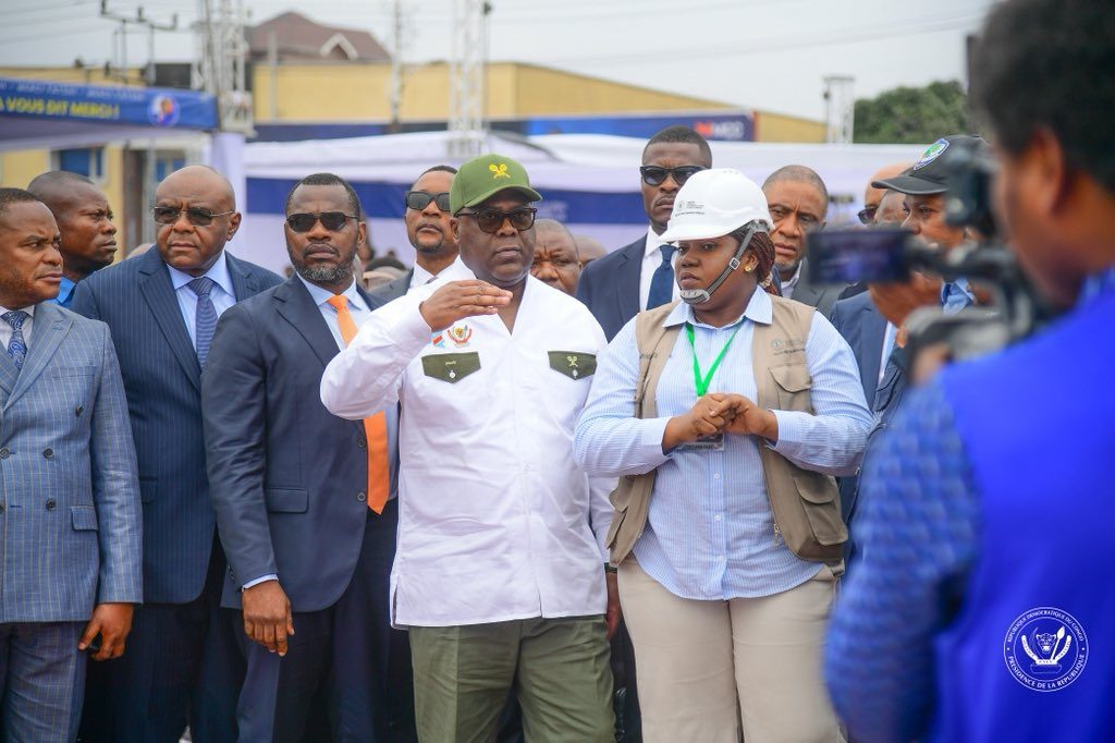 Félix Tshisekedi lance les travaux du boulevard Étienne Tshisekedi