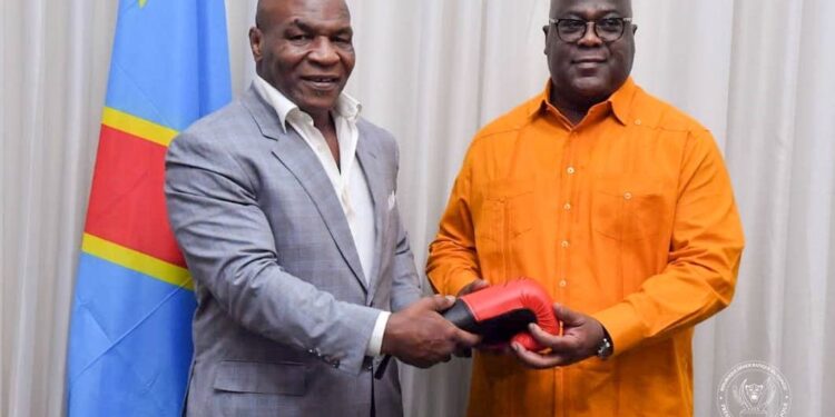 Mike Tyson à Kinshasa