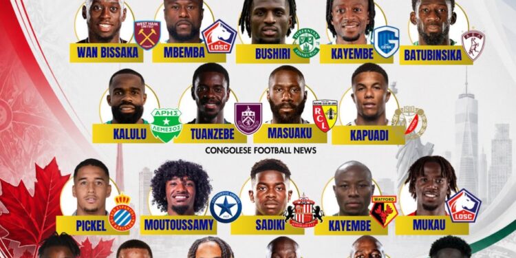 Coupe du monde 2026 : Sébastien Desabre dévoile la liste des 26 Léopards, avec le retour de Gaël Kakuta